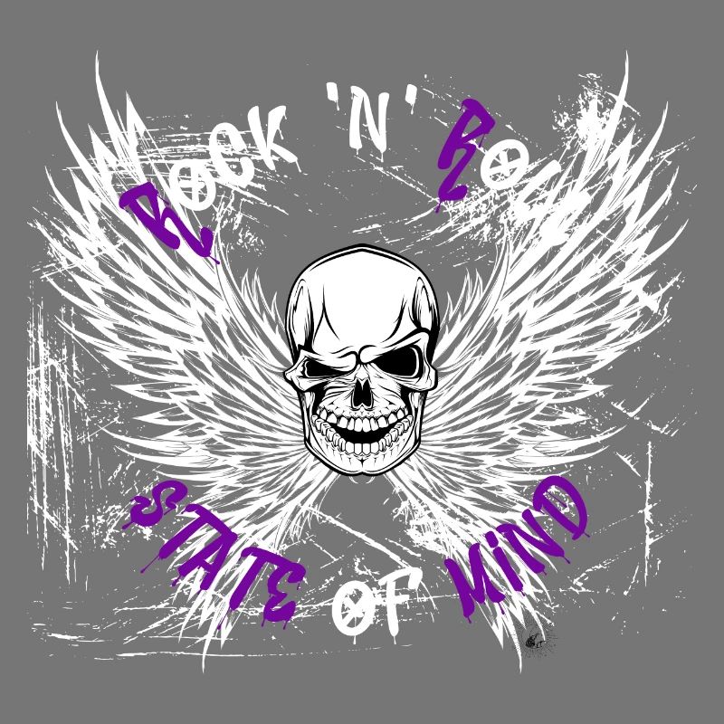 Rock n Roll state of mind bright design