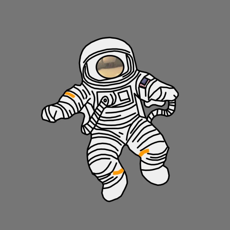 Astronaute dans l’espace