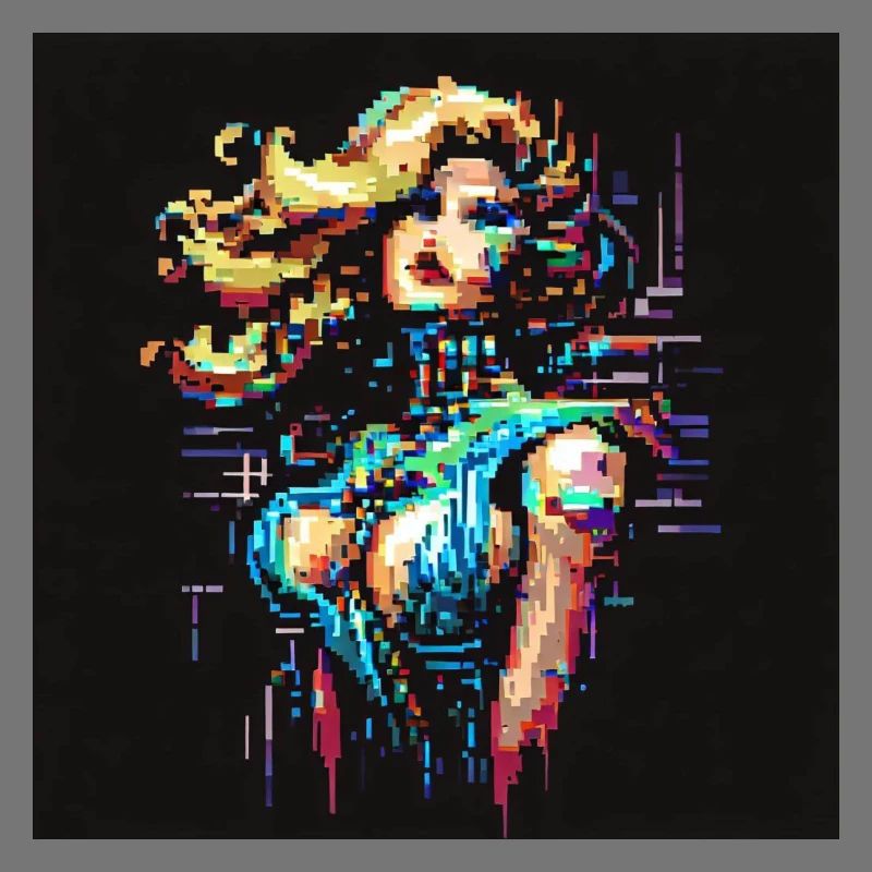 Techno babe [pixel art]