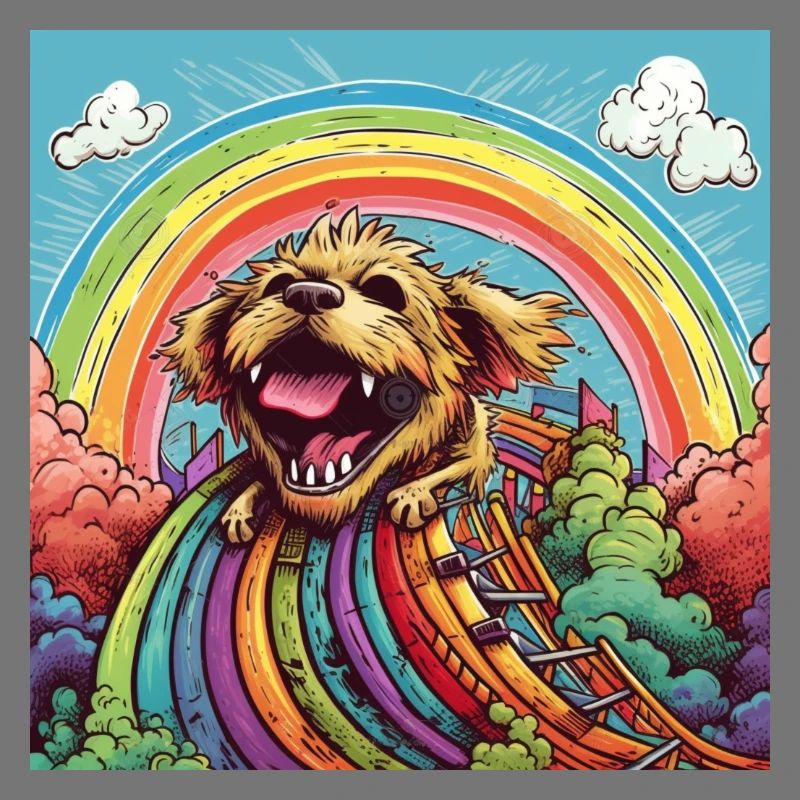 Funny LSD - Freaky Dwarf - Chien sur Rollercoster 1