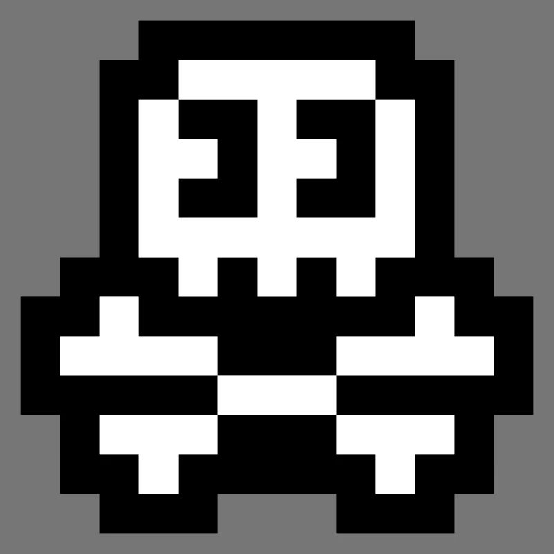 Crâne mignon 8bit