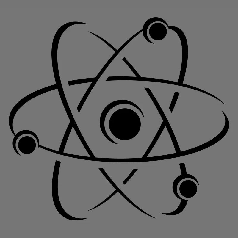 Icône de l'atome de science
