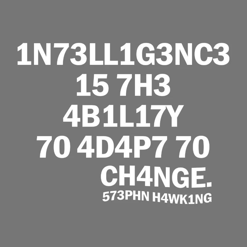 Inteligence Science Saying Physics Gift