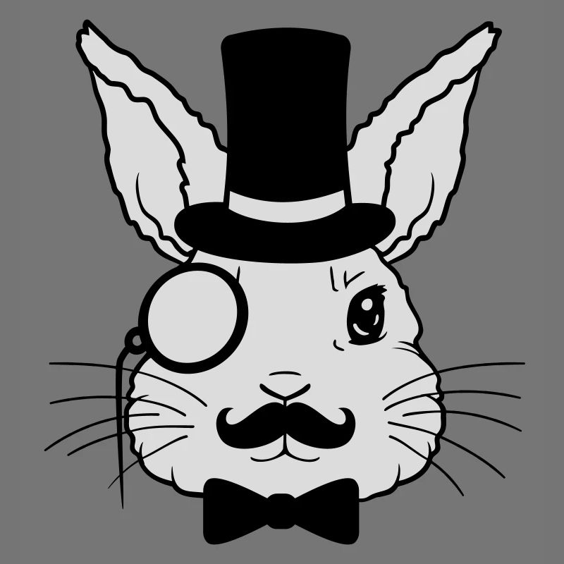 Cylindre monocle Sir Rabbit