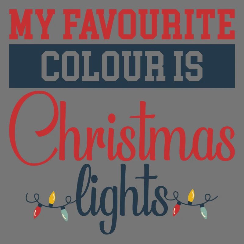Weihnachtsdesign mit Lichtern
