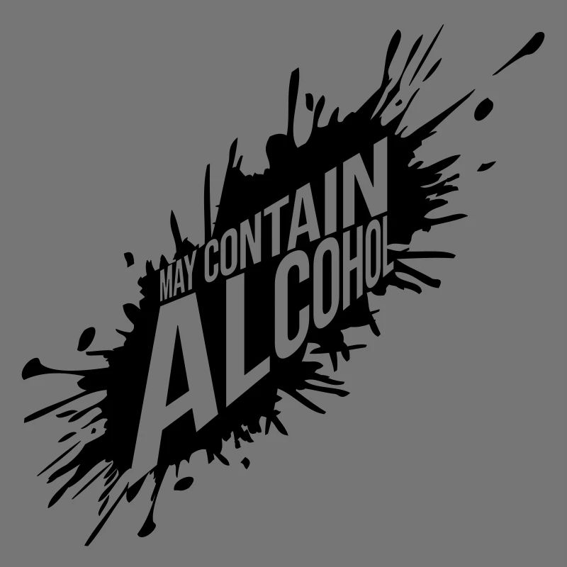 May Contain Alcohol Farbklecks