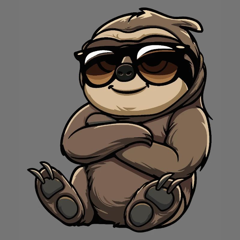 Sloth Cool Comic