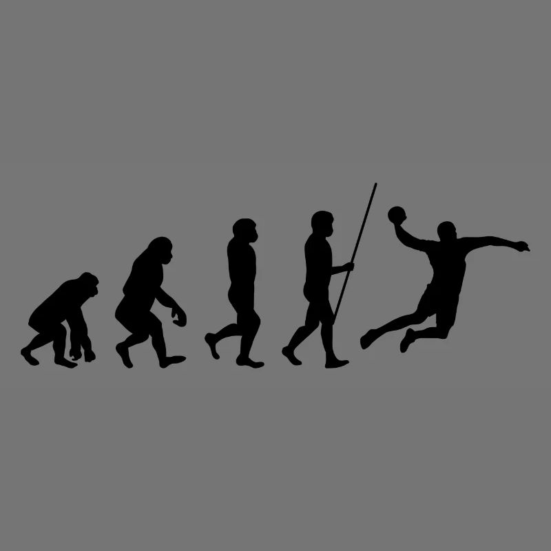 Handball Sport Geschenk Evolution