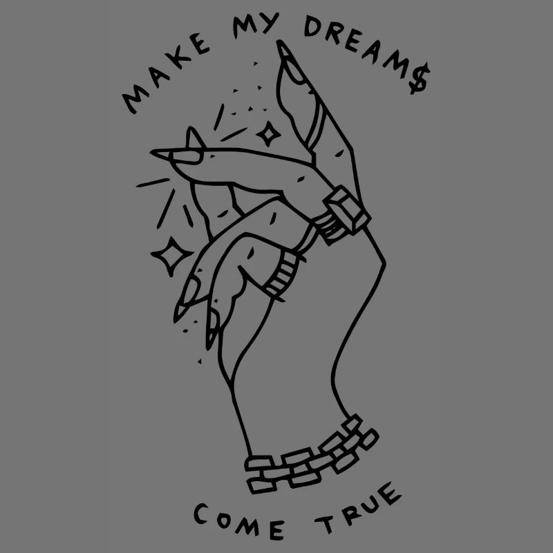 "Make My Dream Come Come True" hand gift idea