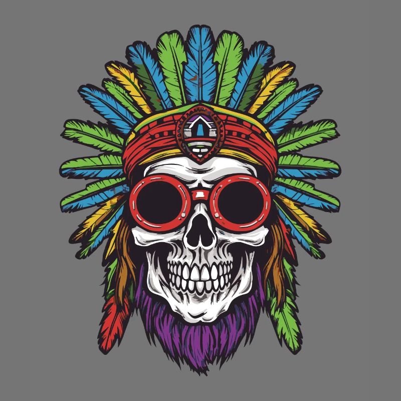 Apache Skull Indian