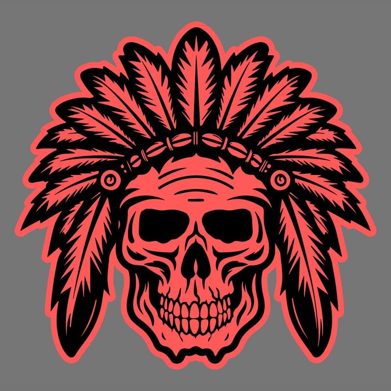 Crâne de chef indien Apache