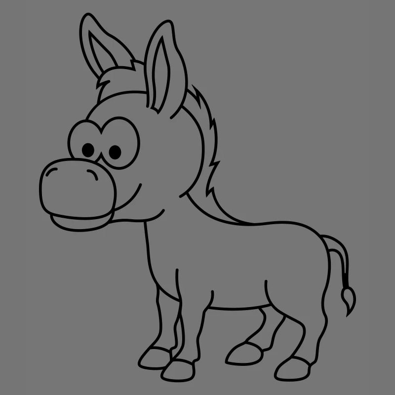 Âne Comic Animal