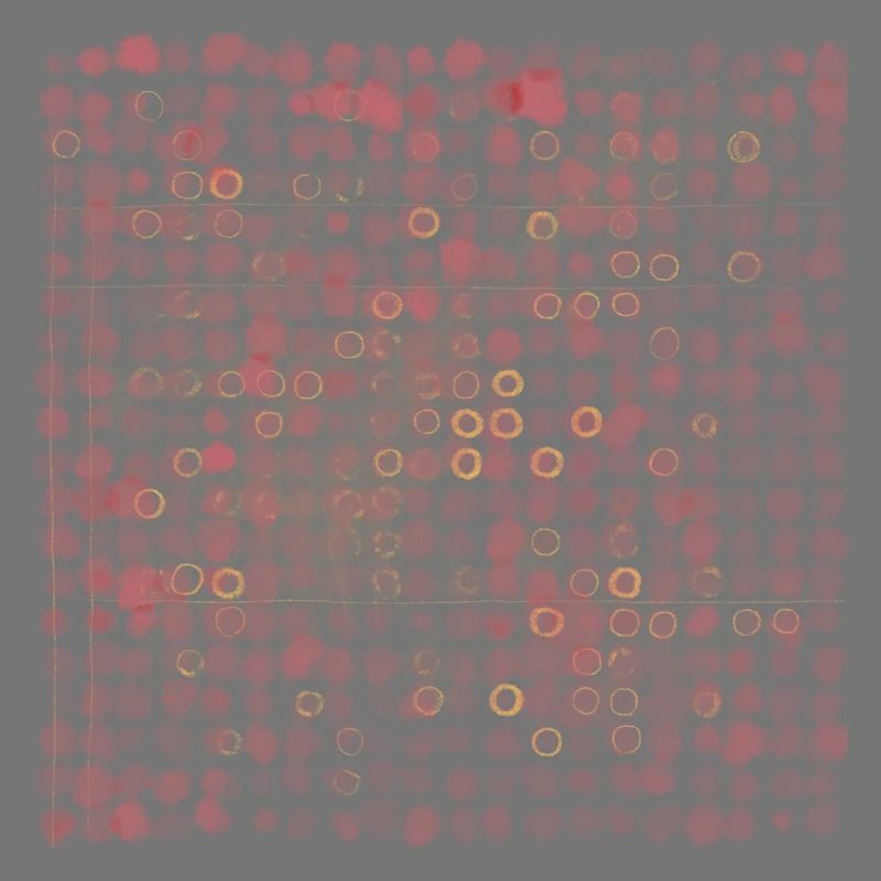 Light watercolor - pattern with circles