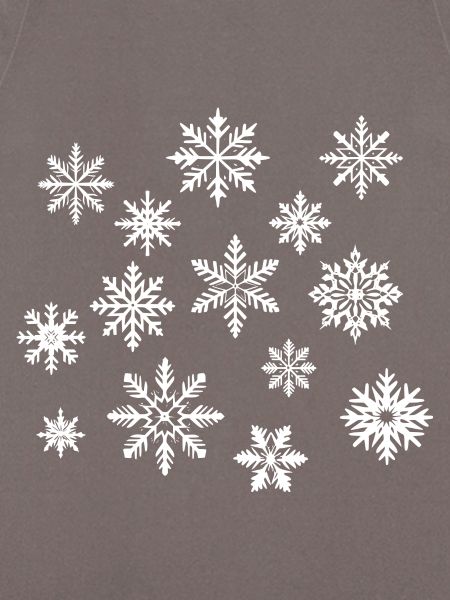 Snowflakes white