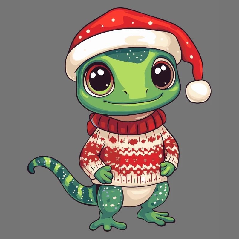 Lizard Christmas Comic