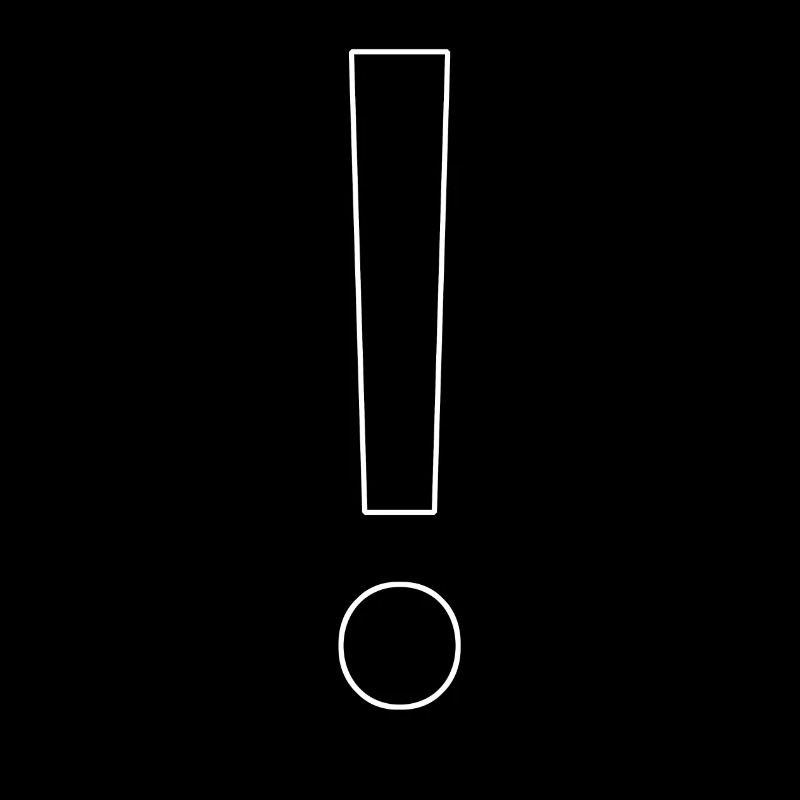 point d'exclamation