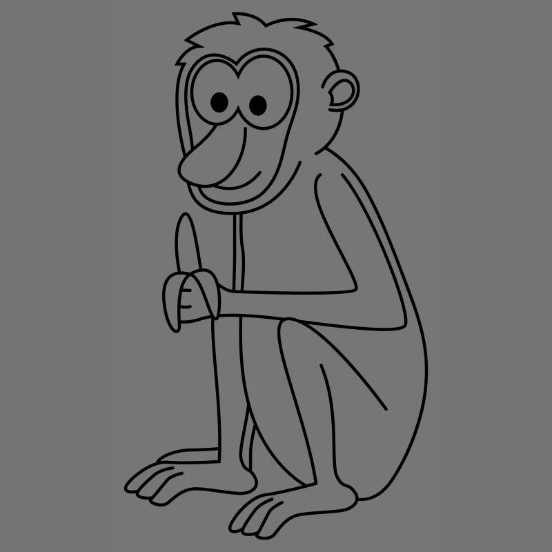 Monkey comic animal