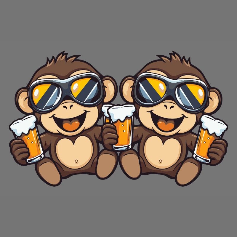 Monkey Ski Team Beer