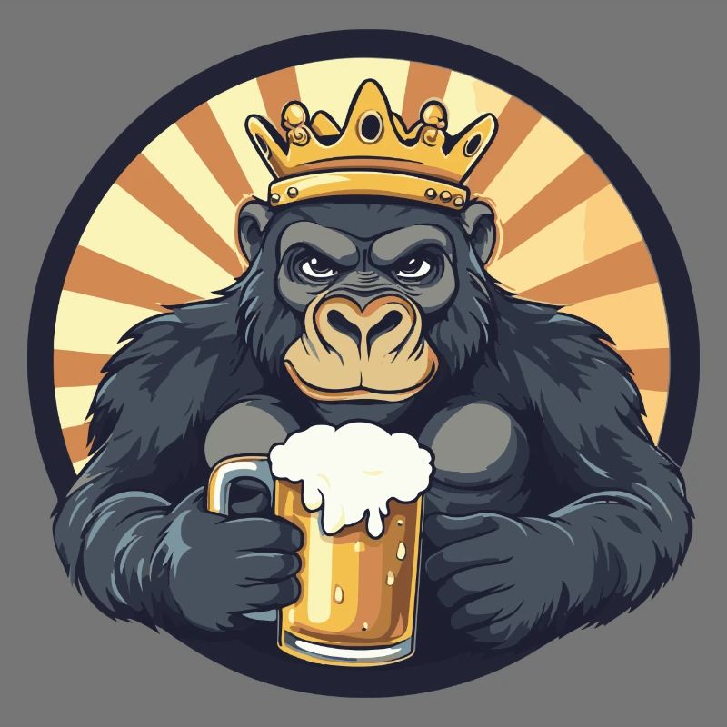 Gorilla Bier Comic