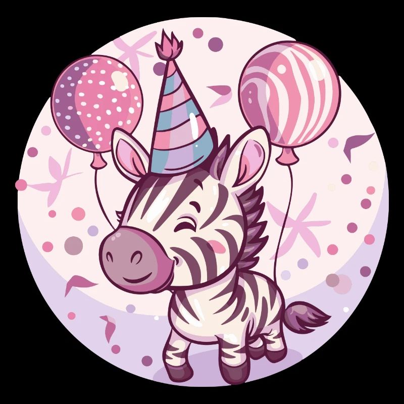 Zebra Geburtstag Comic