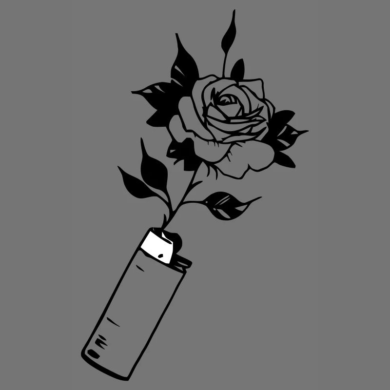 Flower lighter (customizable colors)
