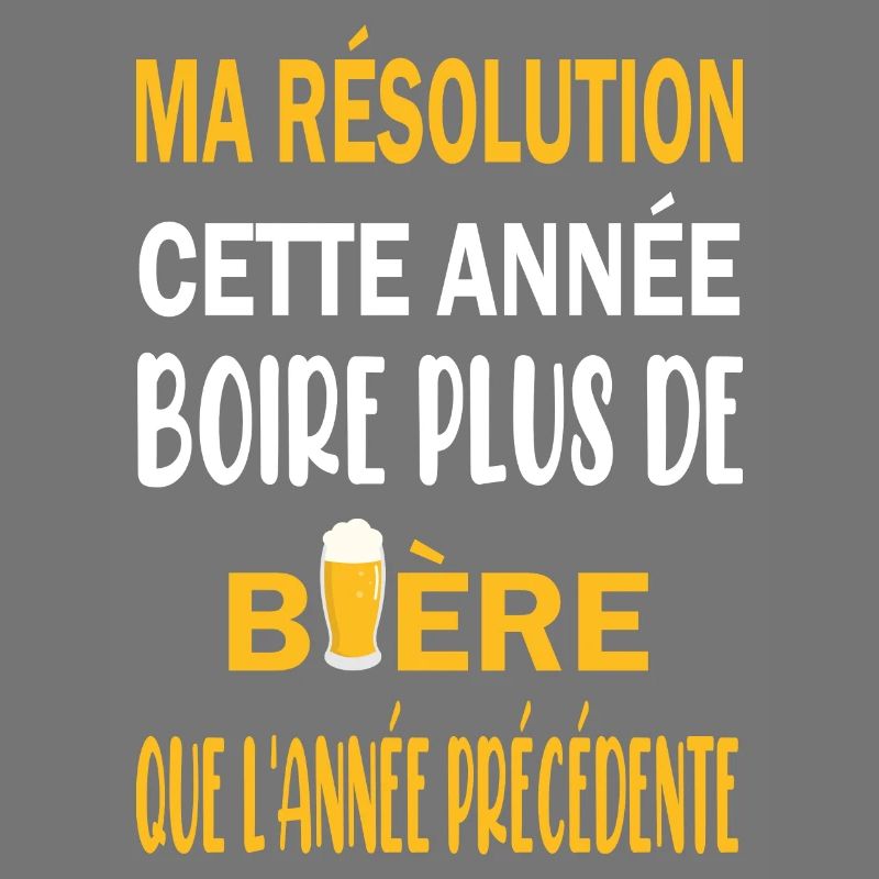 Ma résolution cette année boire plus de bière