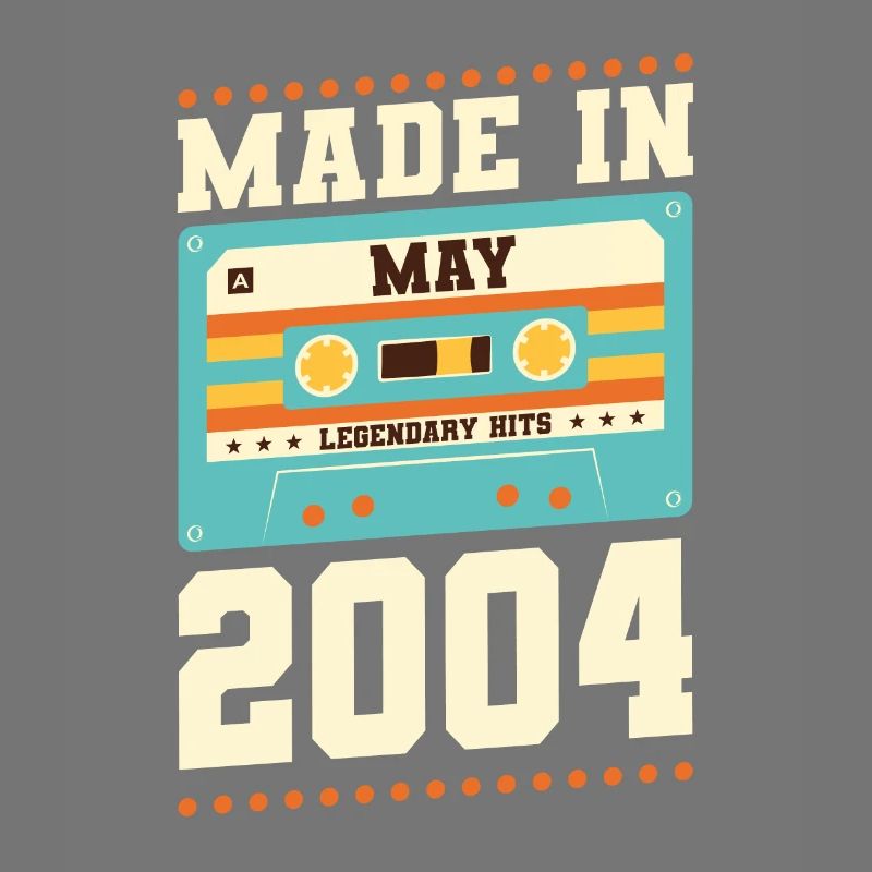 19th birthday May Born 2004 Gift idea