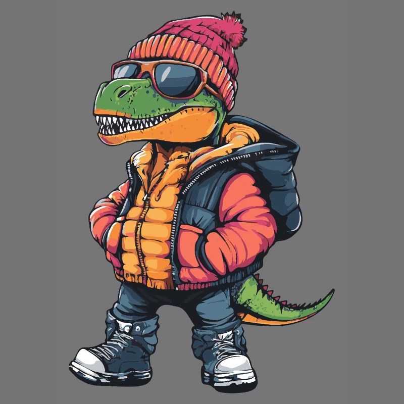 Dinosaurier T-Rex Cool Comic