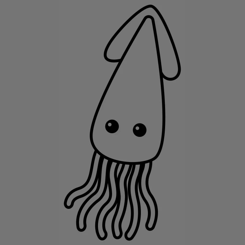 Squid Comic Animal