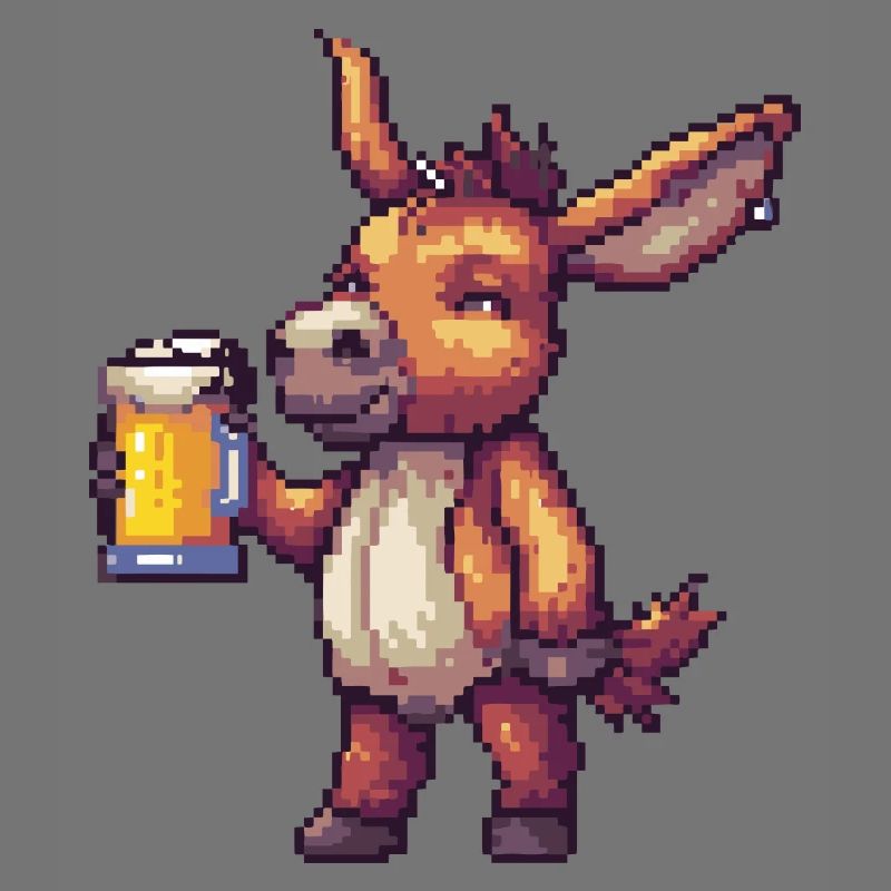 Esel Bier Pixel