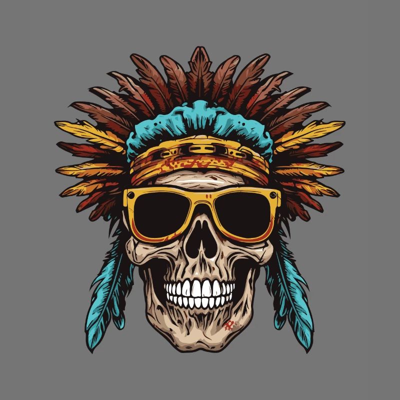 Crâne Apache Indien