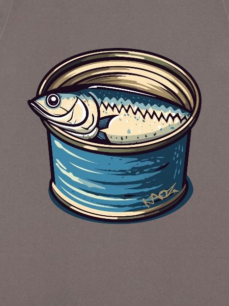 Ein Fisch in der Dose