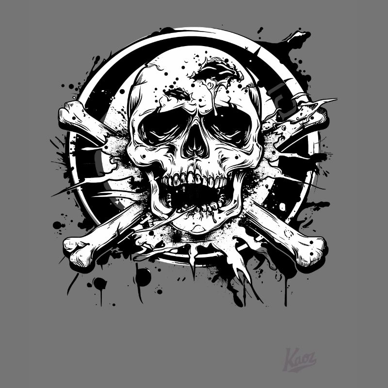 Trash Core: Totenköpfe und Knochen