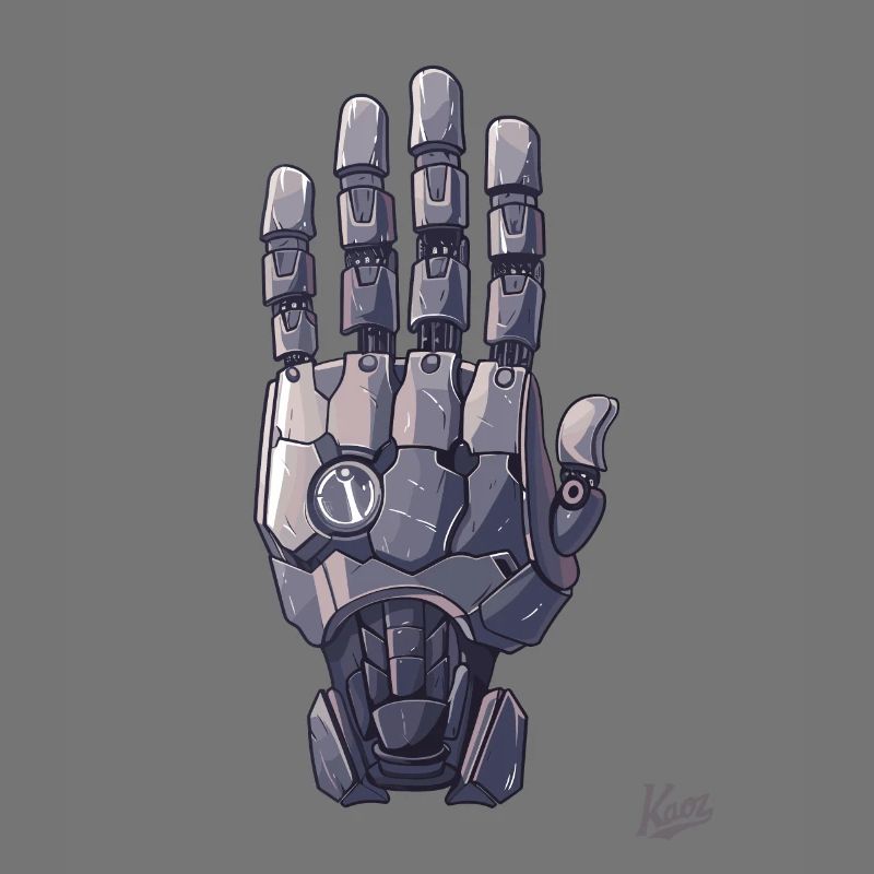 Main robot ou cyborg