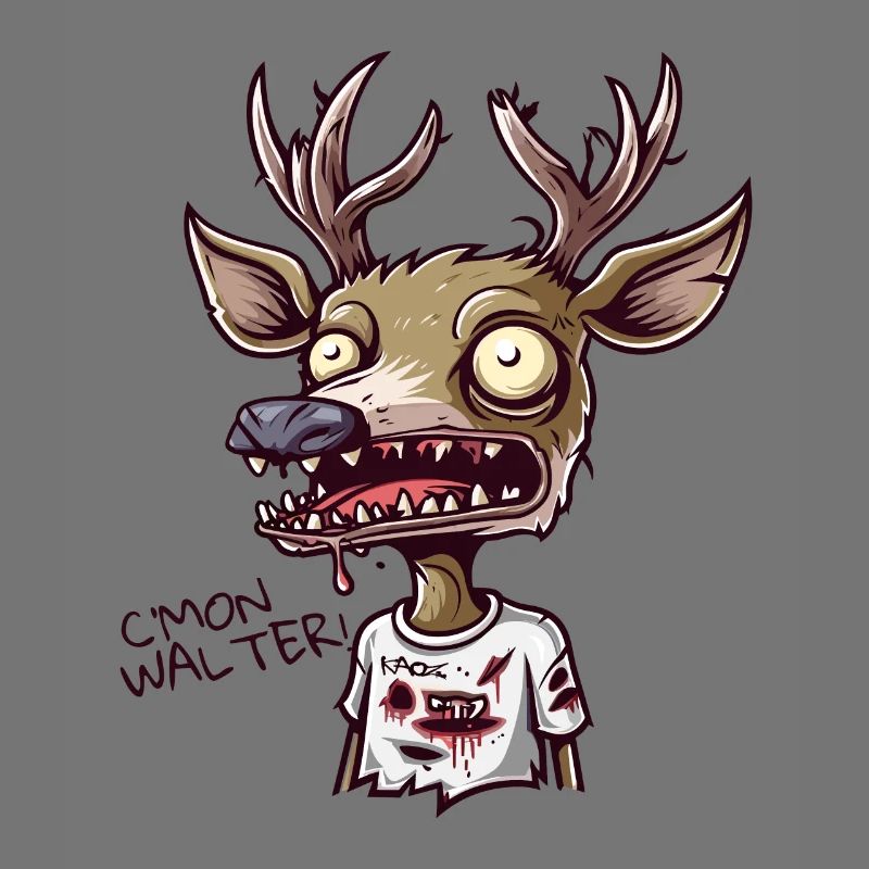 Completely exhausted reindeer asks Walter for more