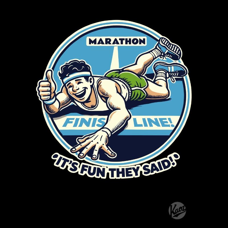 Courir un marathon ? C’est amusant, ont-ils dit