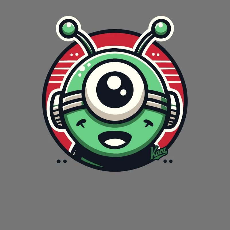 Freundlicher Alien-Cyclops