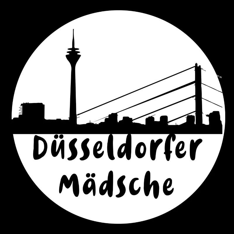 düsseldorf,skylined,,düsseldorfer mädsche,weiss