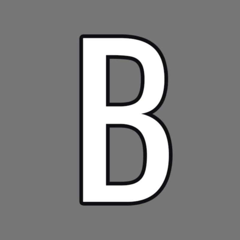 B