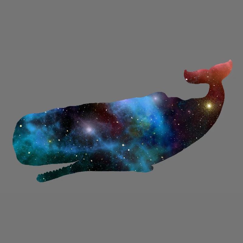 Space whale outer space sperm whale gift
