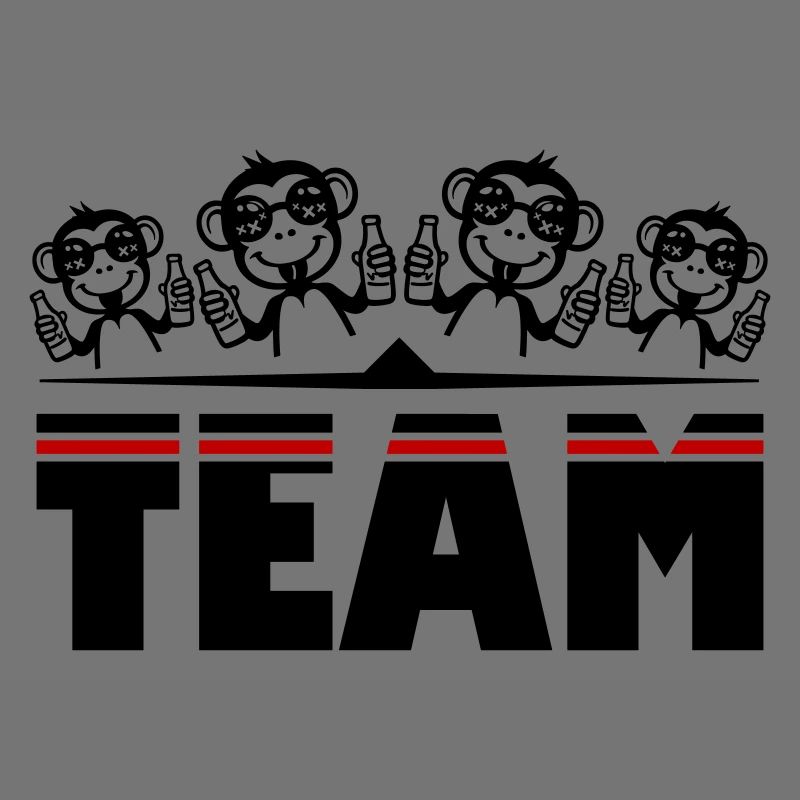Monkey Beer Team Drinking