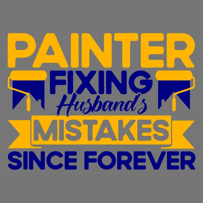 Painter Building Painter Color Mixing Gift