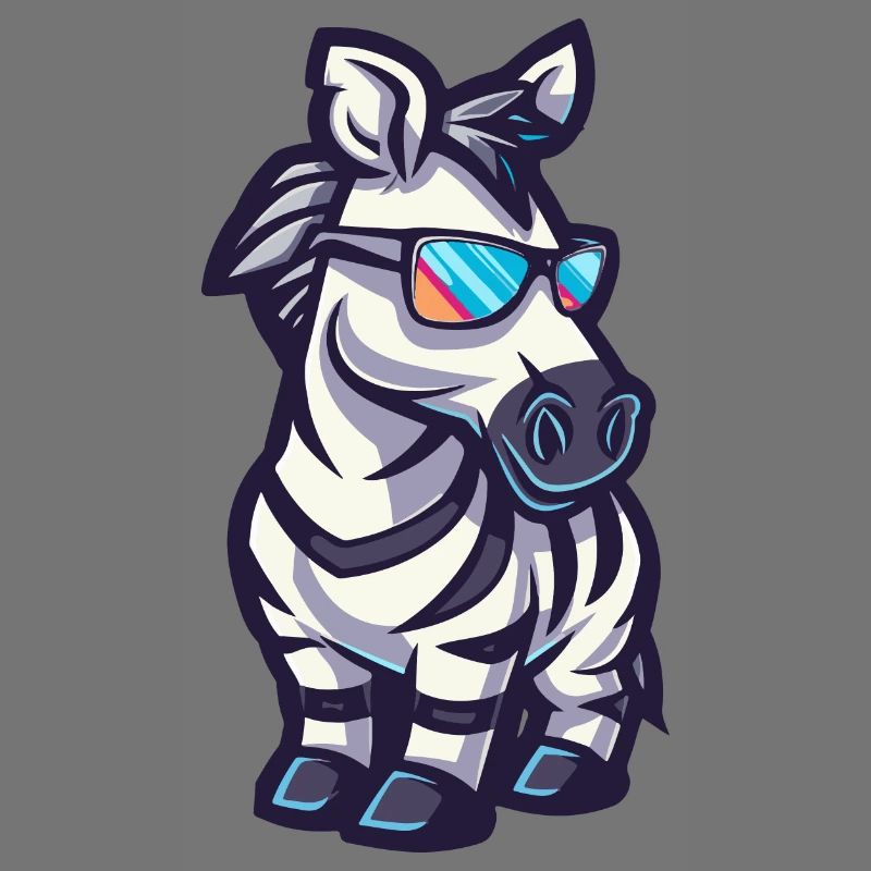 Zebra Cool Comic