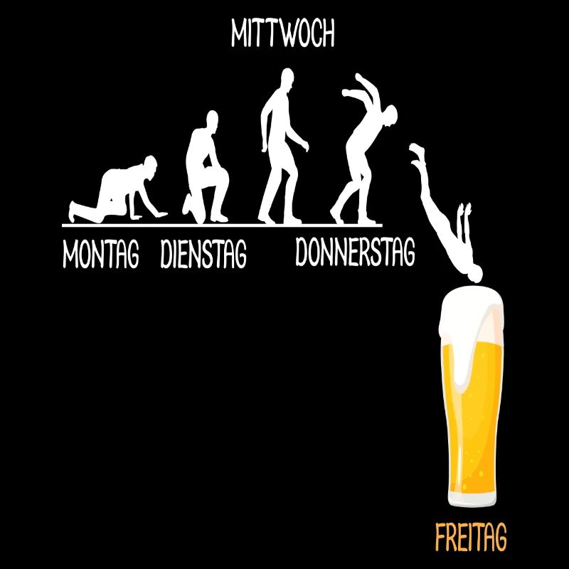 Montag bis Freitag Bier