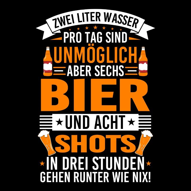Zwei Liter Wasser pro Tag sind unmöglich