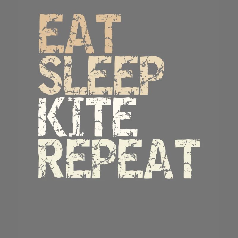 Manger Dormir Kite Répéter Kiteboard Kitesurf surfer