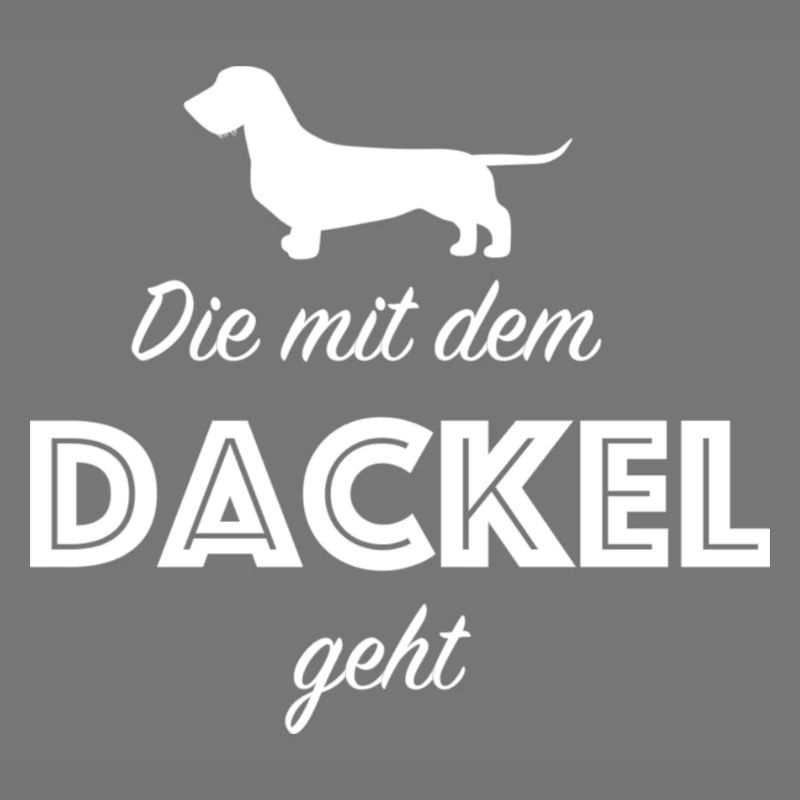 Celui avec le teckel va