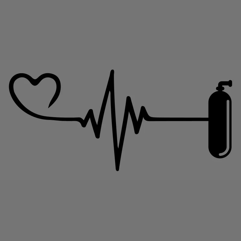 Oxygen Diving Pulse Heart