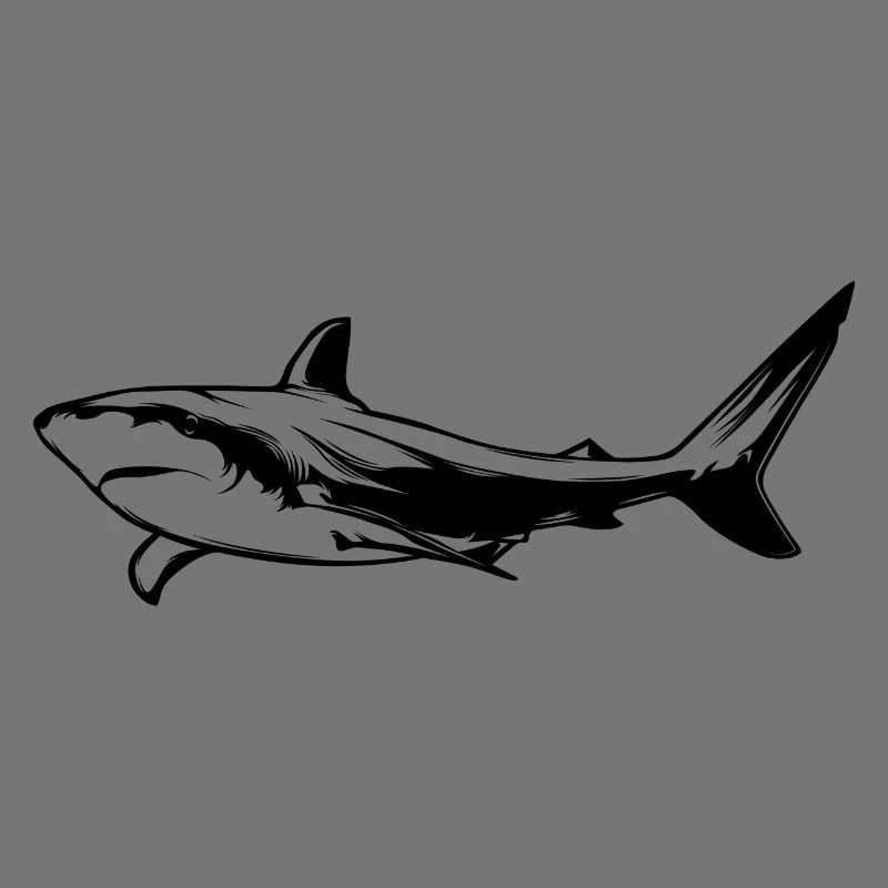 Silhouette d’animal de requin