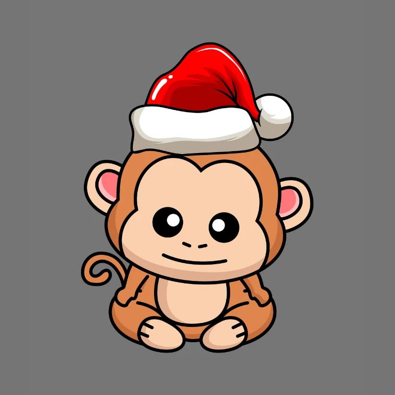 Monkey Comic Christmas
